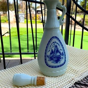 Vintage Bottle w/Handle/Windmill/Ocean 13”